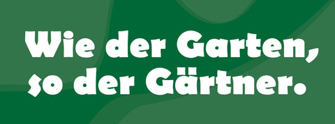 Schild Wie Der Garten So Der Gärtner Hobby Beet Pflanzen 27 x 10 Blech od. Holz