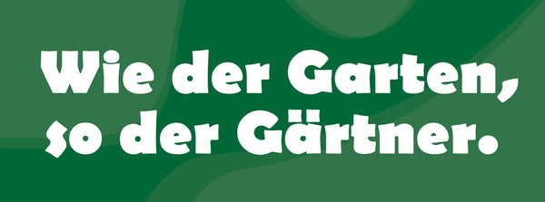Schild Wie Der Garten So Der Gärtner Hobby Beet Pflanzen 27 x 10 Blech od. Holz