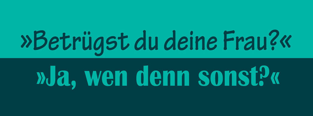 Schild Betrügst Du Deine Frau Ja Wen Denn Sonst Ehe Paar 27 x 10 Blech od. Holz