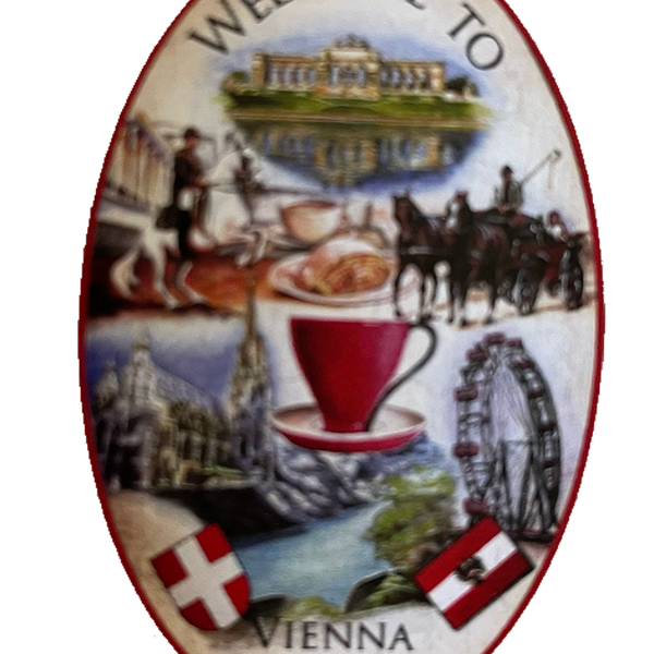 Nostalgie Holzschild Welcome To Vienna Austria Willkommen Wien Österreich Schild