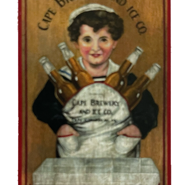 Nostalgie Holzschild Cape Brewery & Ice Co Brauerei Cape Town Alkohol Schild
