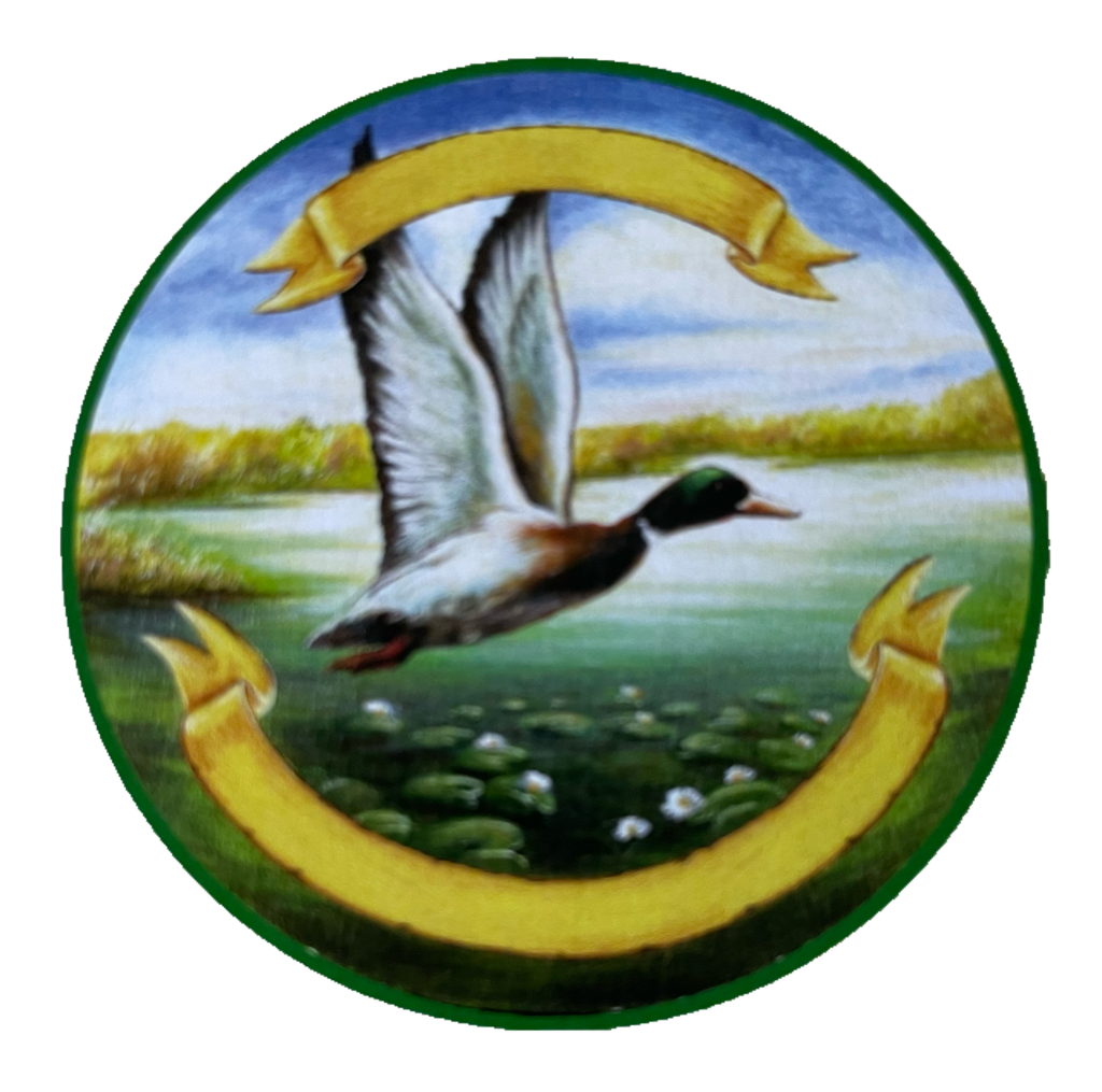 Nostalgie Holzschild Schützenscheibe Ente Vogel Jagd Jäger Schild