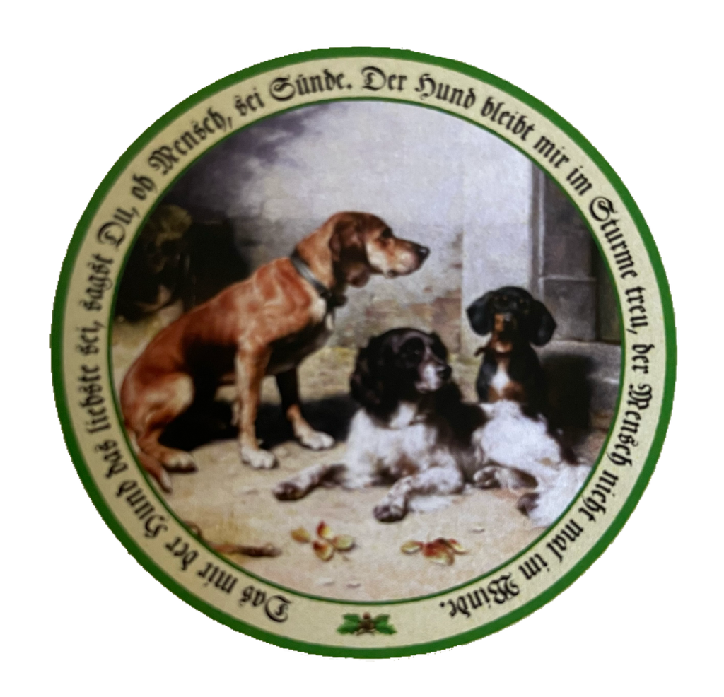 Nostalgie Holzschild Schützenscheibe Das Mir Der Hund Das Liebste Sei Schild