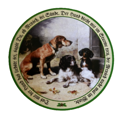Nostalgie Holzschild Schützenscheibe Das Mir Der Hund Das Liebste Sei Schild