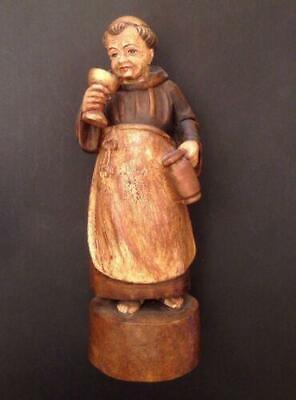 Mönch Holz handgeschnitzt ca. 40 cm Hoch 12479