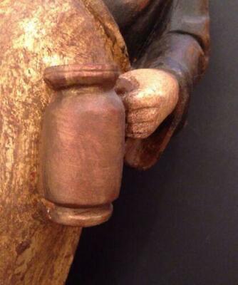 Mönch Holz handgeschnitzt ca. 40 cm Hoch 12479