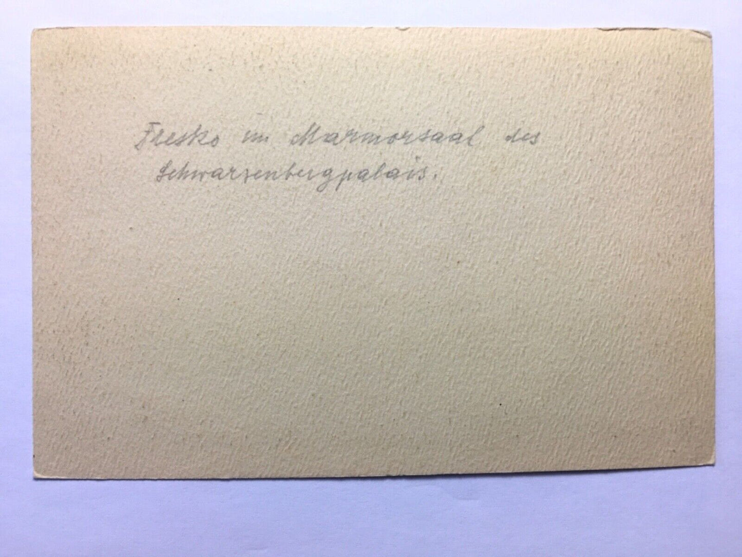 Fresko im Marmorsaal des Palais Schwarzenberg - Künstlerkarte 50017 TH A
