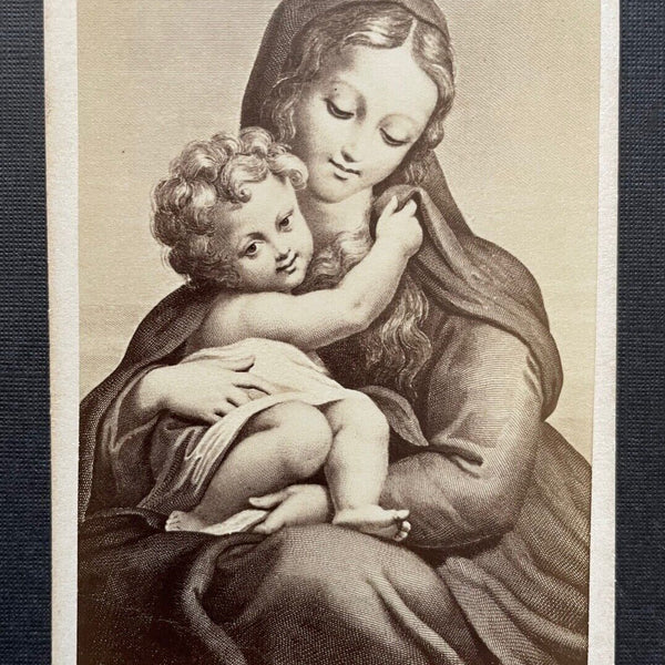 Foto Madonna di Parma Correggio Bild Gemälde Italien ca.10,1x6,2cm 402320 TH