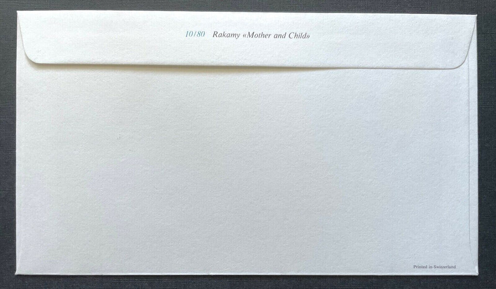 Brief Unicef FDC Flagge Madagascar Rakamy Mother & Child ca.16,4x9,3cm 410301 PR