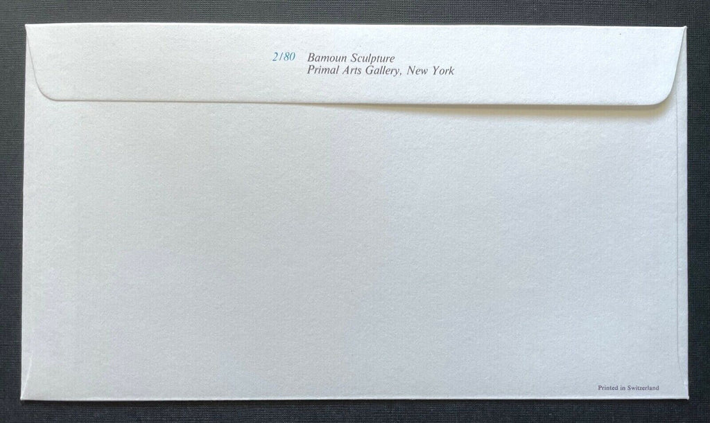 Brief Unicef FDC Flagge Cameroon Bamoun Sculpture NewYork ca16,4x9,2cm 410299 PR