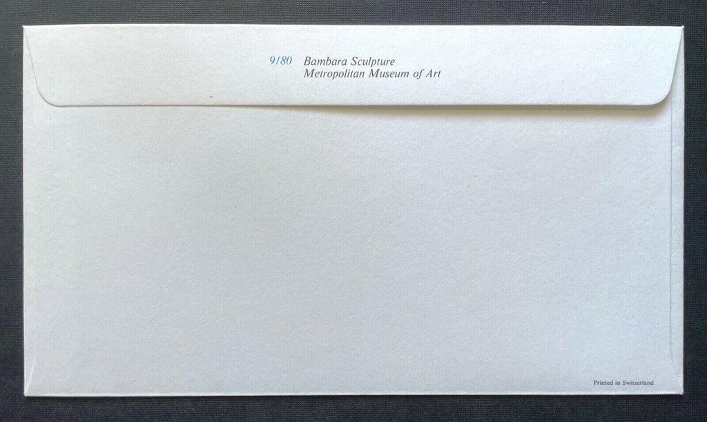 Brief Unicef FDC Flagge Mali Bambara Sculpture Museum Art ca16,5x9,2cm 410298 PR