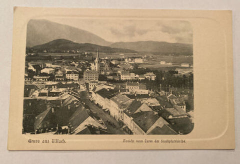 Gruß aus Villach Kärnten Ansicht vom Turm 410400
