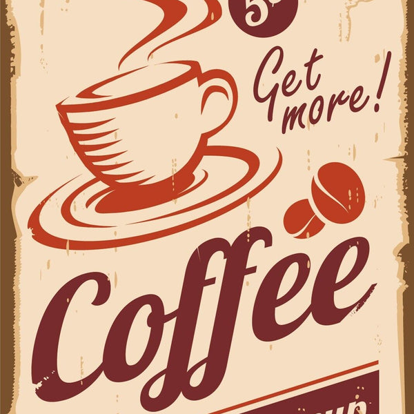 Nostalgie Schild Coffee Endless Cup Kaffee 12x18 / 20x30 / 30x40 Blech od. Holz
