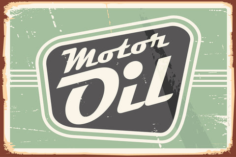 Nostalgie Schild Motor Oil Motoröl 12x18 / 20x30 / 30x40 Blech od. Holz
