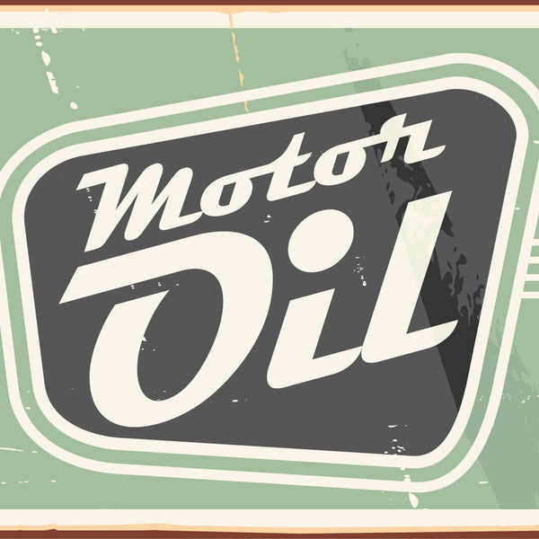 Nostalgie Schild Motor Oil Motoröl 12x18 / 20x30 / 30x40 Blech od. Holz