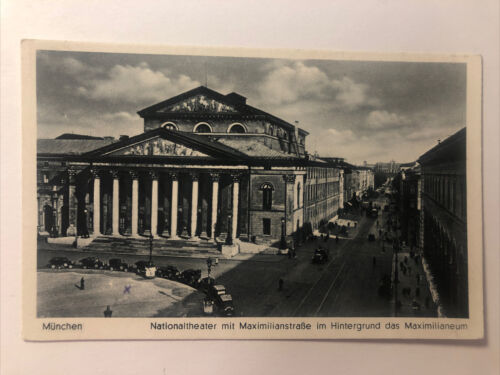 Nationaltheater mit Maximilianstraße im Hintergrund das Maximilianeum. 20337