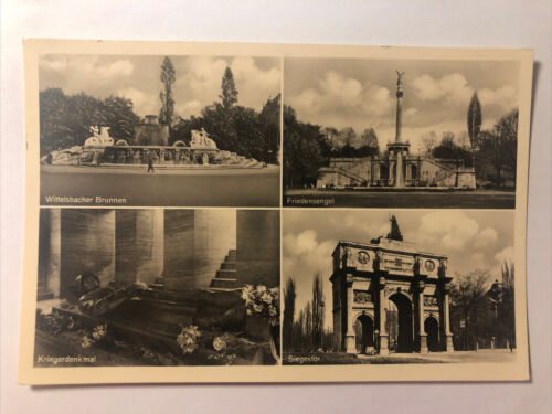 Wittelsbacher Brunnen, Friedensengel, Kriegerdenkmal und Siegestor 20344
