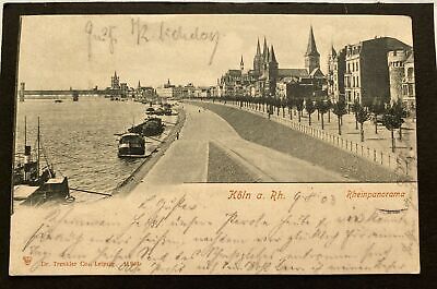 Köln Rheinpanorama 1905 80254