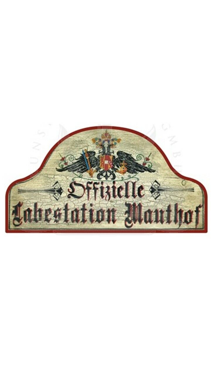 KuK Nostalgie Holzschild "Labestation"