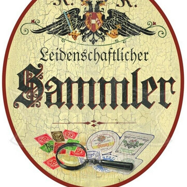 KuK Nostalgie Holzschild "Sammler"