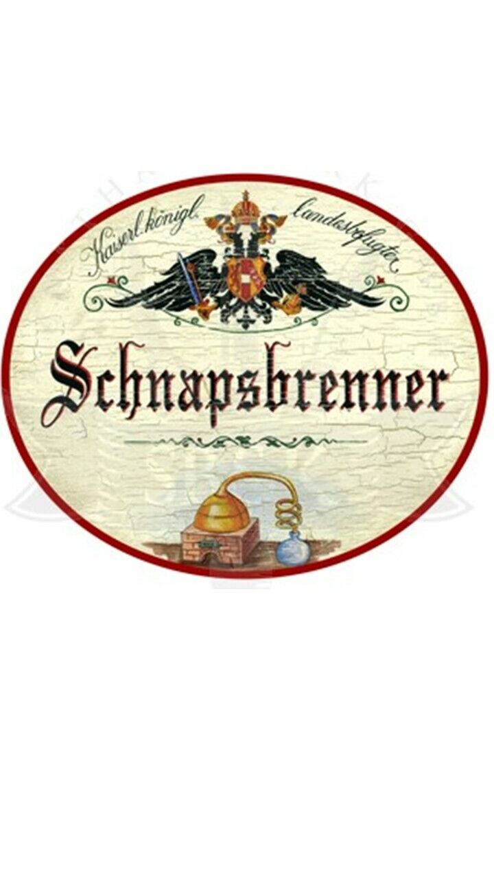 KuK Nostalgie Holzschild "Schnapsbrenner"