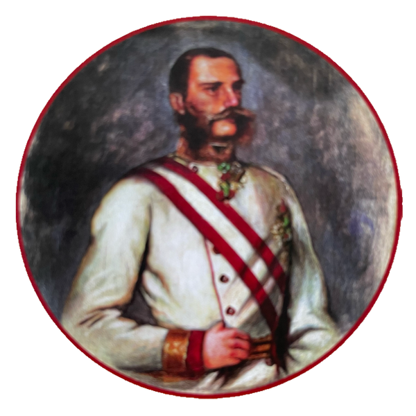 Nostalgie Holzschild Schützenscheibe Kaiser Franz Josef Jung Porträt Schild