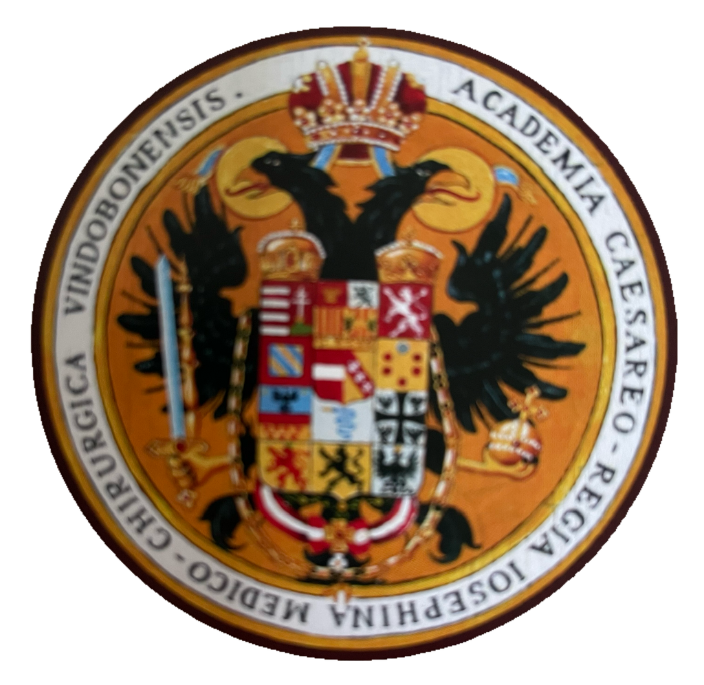 Nostalgie Holzschild Schützenscheibe Academia Caesareo Wappen Schild