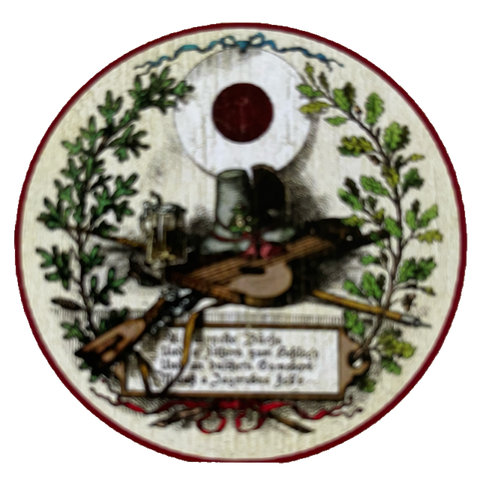 Nostalgie Holzschild Schützenscheibe A Doppelte Büchs Flinte Gewehr Schild