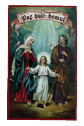 Nostalgie Holzschild Mittelalter Pax Huic Domui Frieden Hause Haus Schild