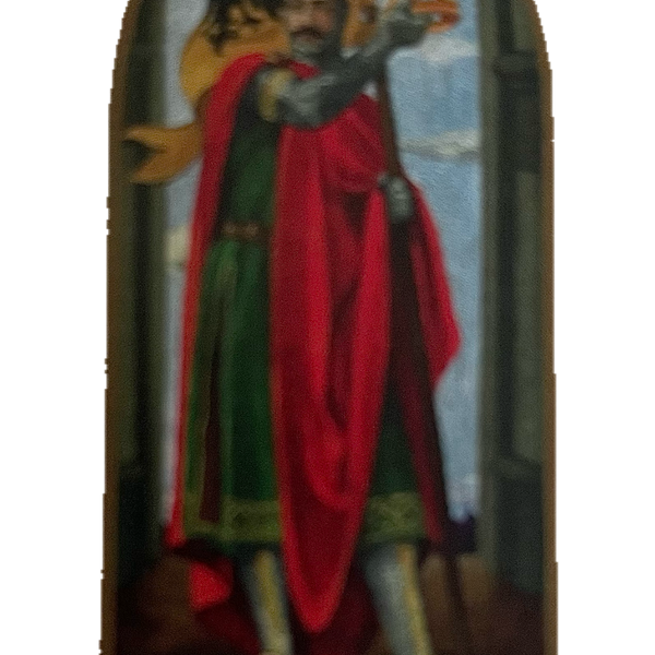 Nostalgie Holzschild Mittelalter Heinrich IV. Kaiser Schild