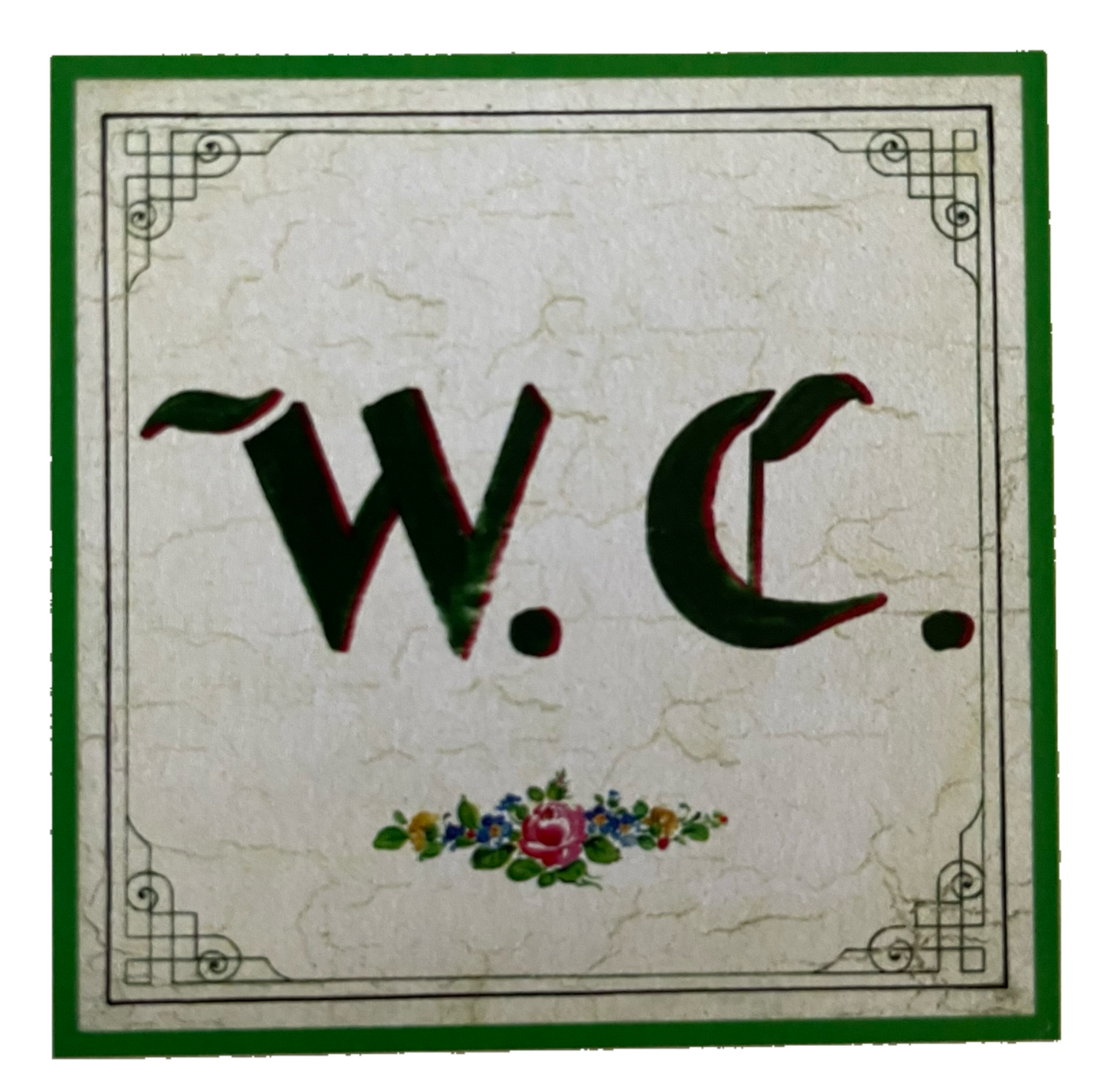 Nostalgie Holzschild Toilette WC Klo Schild