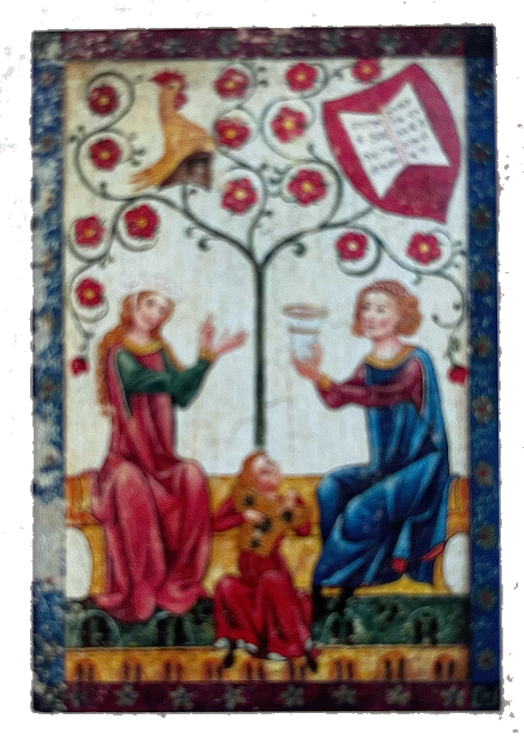 Nostalgie Holzschild Mittelalter Manesse Nr. 4 Schild