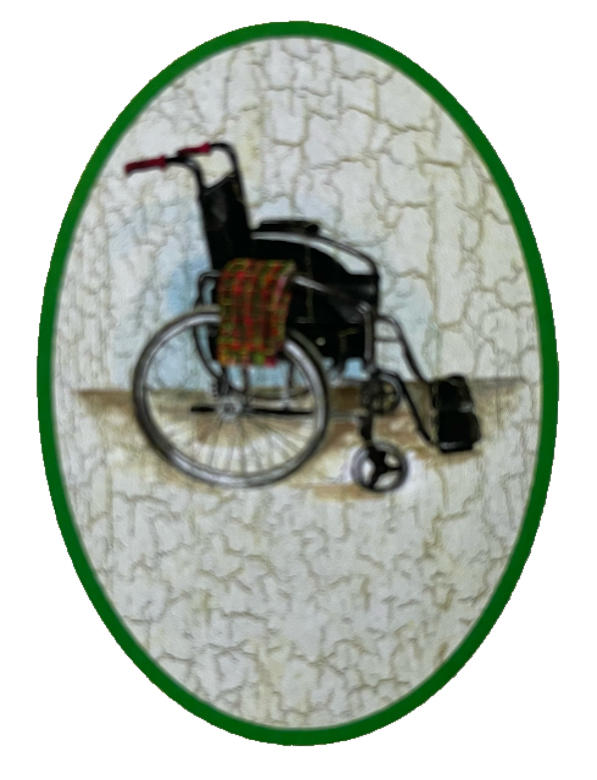Nostalgie Holzschild Rollstuhl Behinderung Körperlich Eingeschränkt Schild