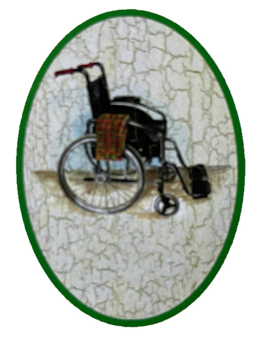 Nostalgie Holzschild Rollstuhl Behinderung Körperlich Eingeschränkt Schild