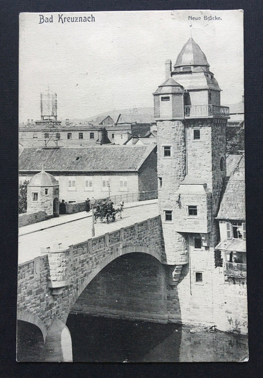 Bad Kreuznach Neue Brücke Stadt Kutsche Rheinland-Pfalz Deutschland 4006511 TH