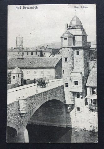 Bad Kreuznach Neue Brücke Stadt Kutsche Rheinland-Pfalz Deutschland 4006511 TH