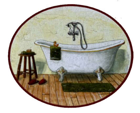 Nostalgie Holzschild Bad Badezimmer Badewanne Dusche Baden Duschen Schild