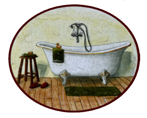 Nostalgie Holzschild Bad Badezimmer Badewanne Dusche Baden Duschen Schild