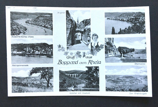 Gruß aus Boppard Rhein Stadt Collage Fluss RheinlandPfalz Deutschland 4006501 TH