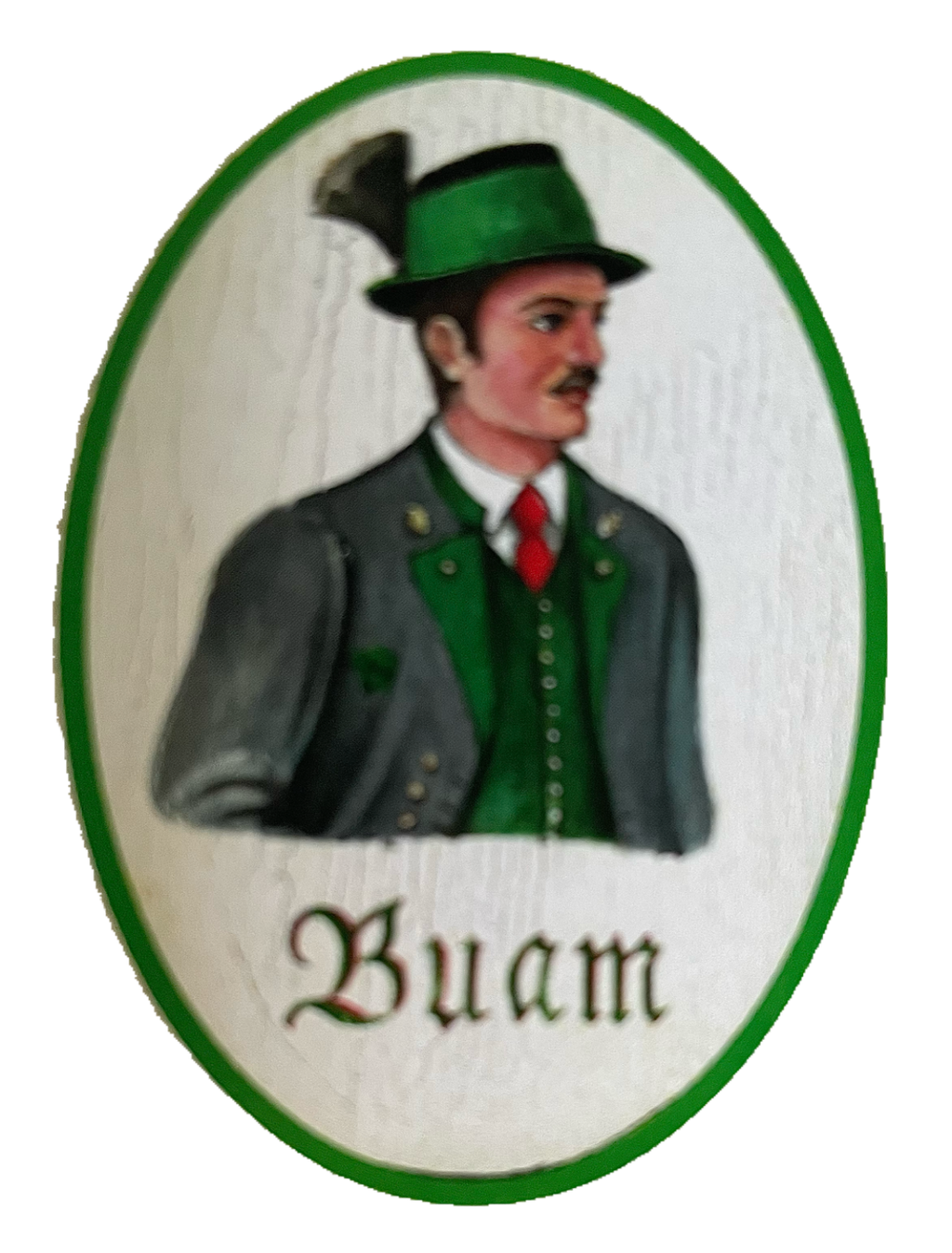 Nostalgie Holzschild Steiermarkt Buam WC Toilette Klo Buben Herren Schild