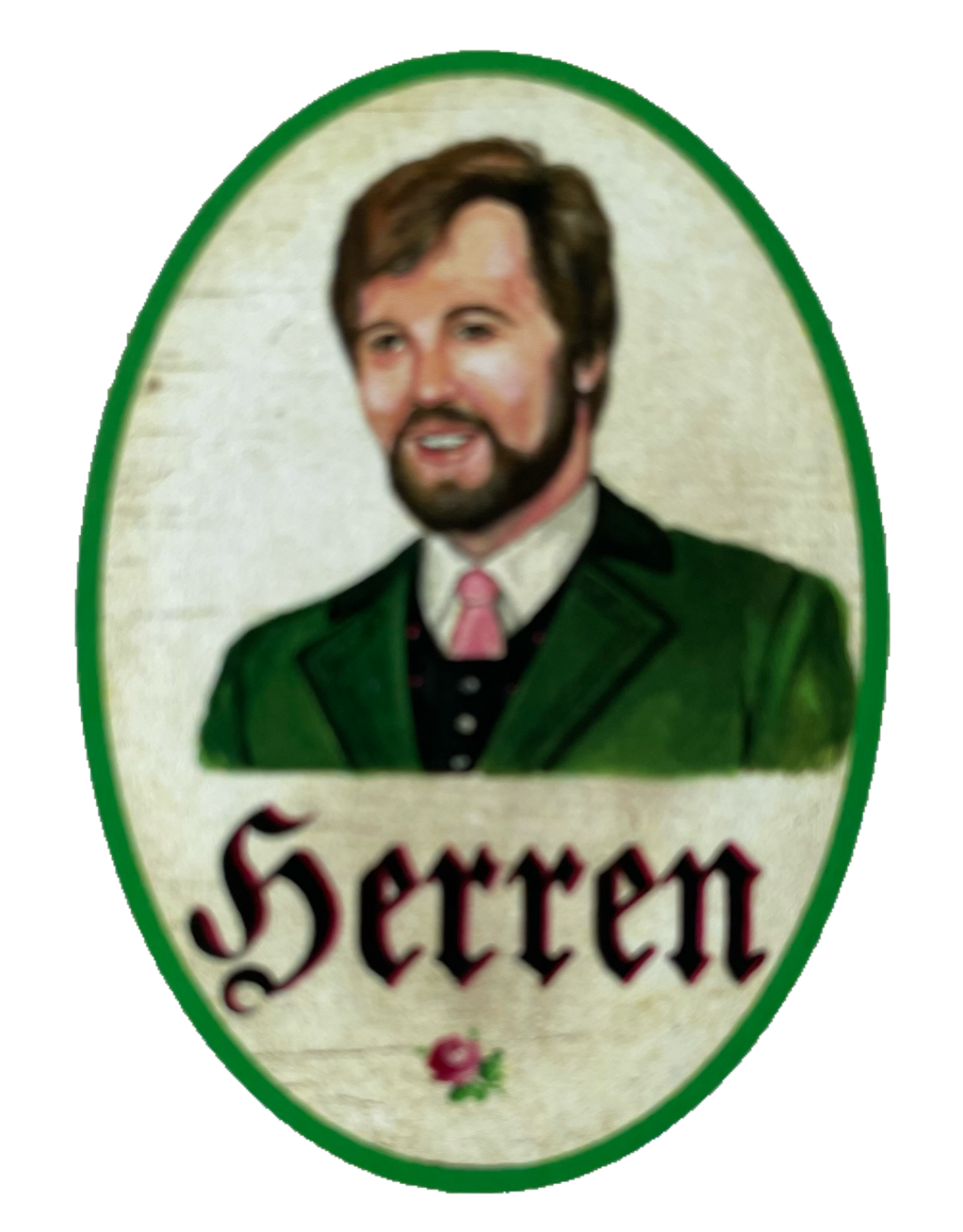 Nostalgie Holzschild Oberösterreich Herren WC Toilette Klo Buben Schild