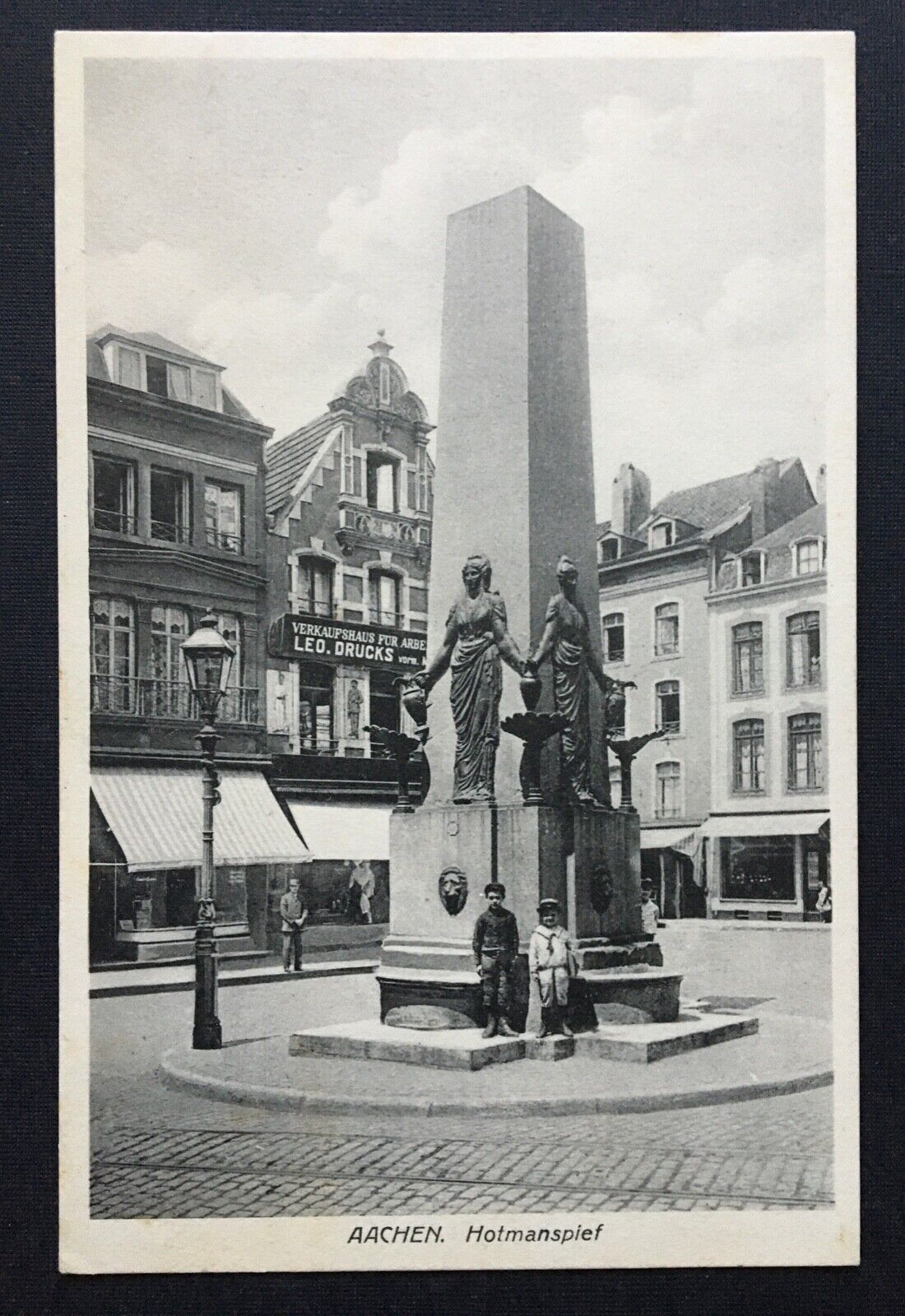 Aachen Hotmannspief Denkmal Brunnen Nordrhein-Westfalen Deutschland 4006751 TH