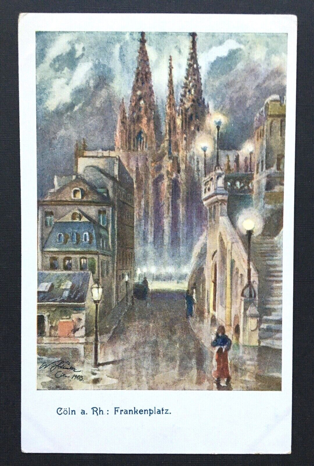 Köln am Rhein Frankenplatz Cöln Dom Nordrhein-Westfalen Deutschland 4006741 TH B