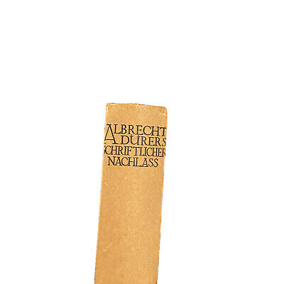 4279 A. DÜRERS SCHRIFTL. NACHLASS m. 12 ZEICHNUNGEN u. 3 HOLZSCHNITTEN DÜRERS
