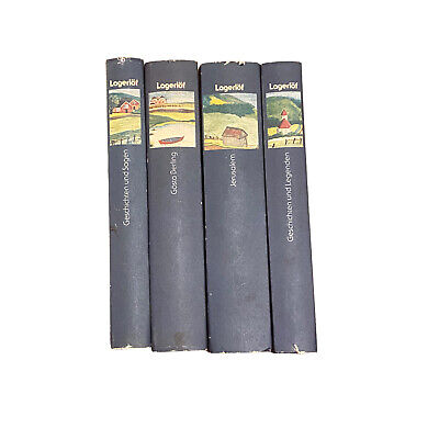 4324 Selma Lagerlöf GESAMMELTE WERKE: BÄNDE 1, 2, 4, 5 HC 4 Bde