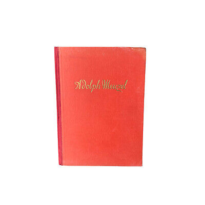 4495 Emil Waldmann DER MALER ADOLPH MENZEL. HC +Abb Verlag Anton Schroll