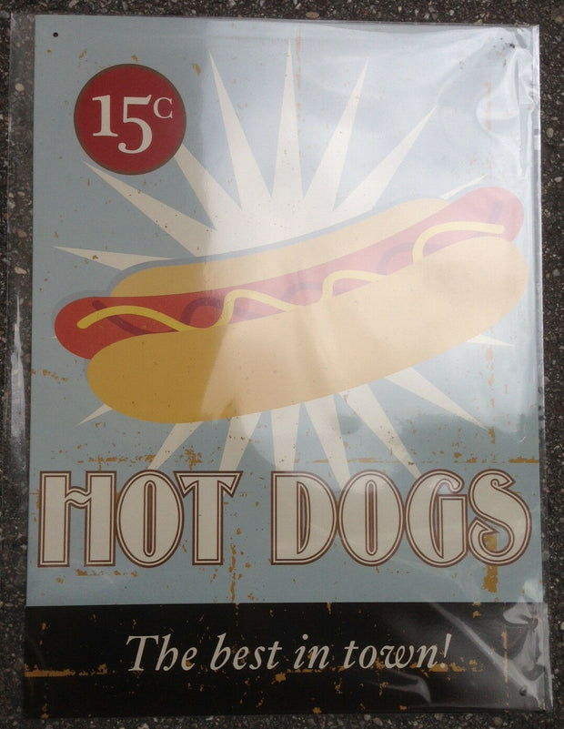 Hot Dogs Best in Town  30x40 cm     11998