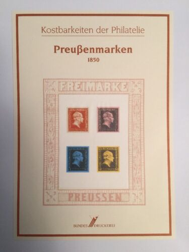 Kostbarkeiten der Philatelie Preußenmarken 1850 14485A
