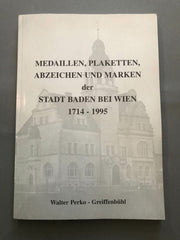 Medaillen Plaketten Abzeichen und Marken der Stadt Baden bei Wien 40209