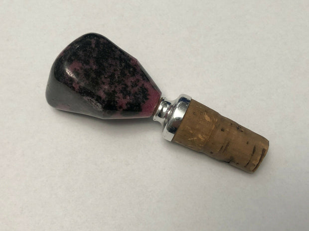 Flaschenstöpsel Zierkorken Rhodenit Echt Stein ca. 11 cm 30678